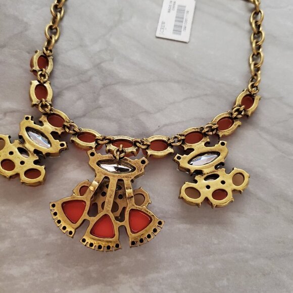 ✨ NEW J.Crew Rhinestone Crystal Cluster Stacked Statement Necklace ✨ - Picture 12 of 14